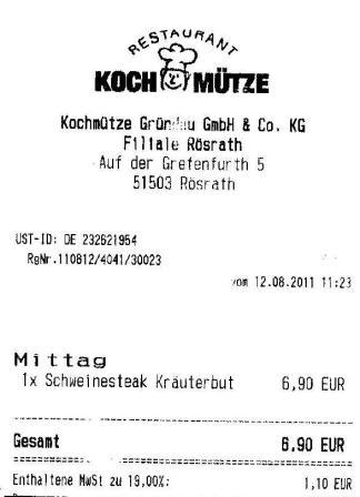 ruhn Höffner Kochmütze Restaurant